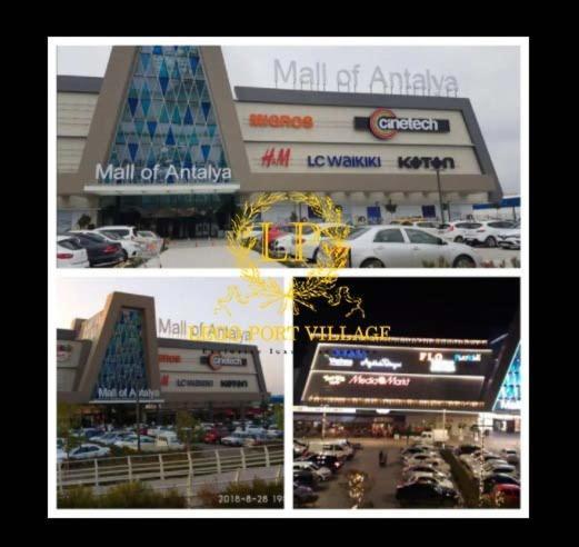 Close Airport,Mall Of Antalya Shopping Center,Tram Station Exterior photo
